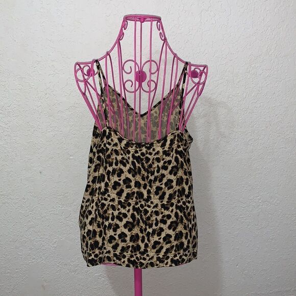 Esmara by Heidi Klimt cheetah print black top - Picture 4 of 16